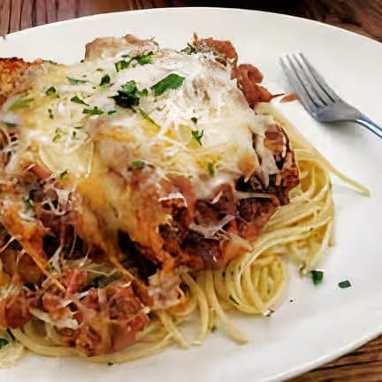 Eggplant Parmesan Dinner.