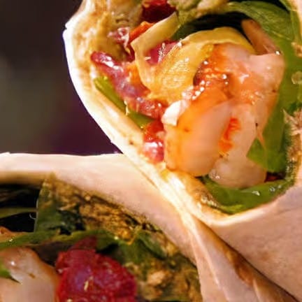 Shrimp Wrap.
