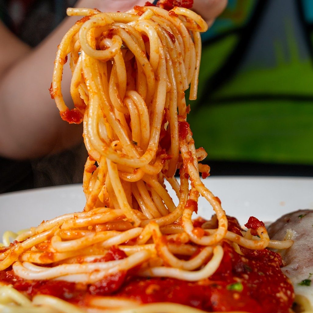 Spaghetti with Marinara Catering.