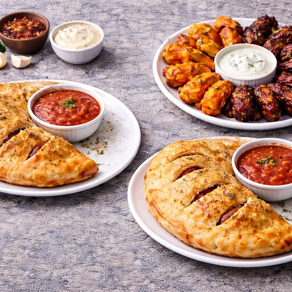 Wednesday/Thursday 2 Calzones with 3 Toppings & 10 Wings with 1 Flavor.