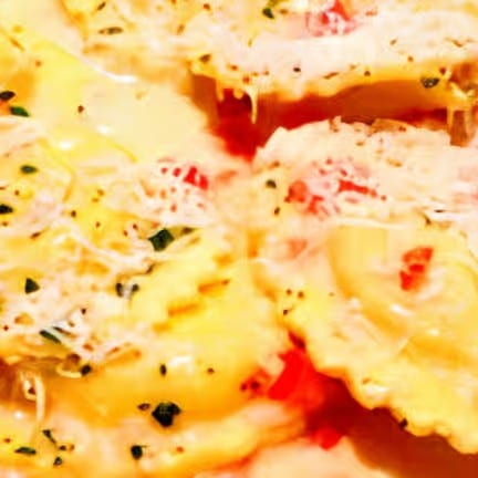 Lobster Ravioli Dinner.