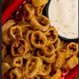 Fried Banana Peppers.