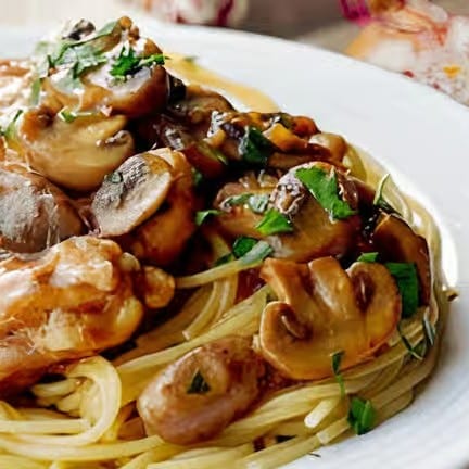 Chicken Marsala.