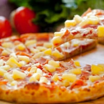 Hawaiian Fruit Pizza.